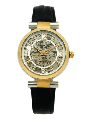 Reloj Kenneth Cole KC2819 Mujer Automático Bicolor Esqueleto Marrón Correa Foto 1 de 4
