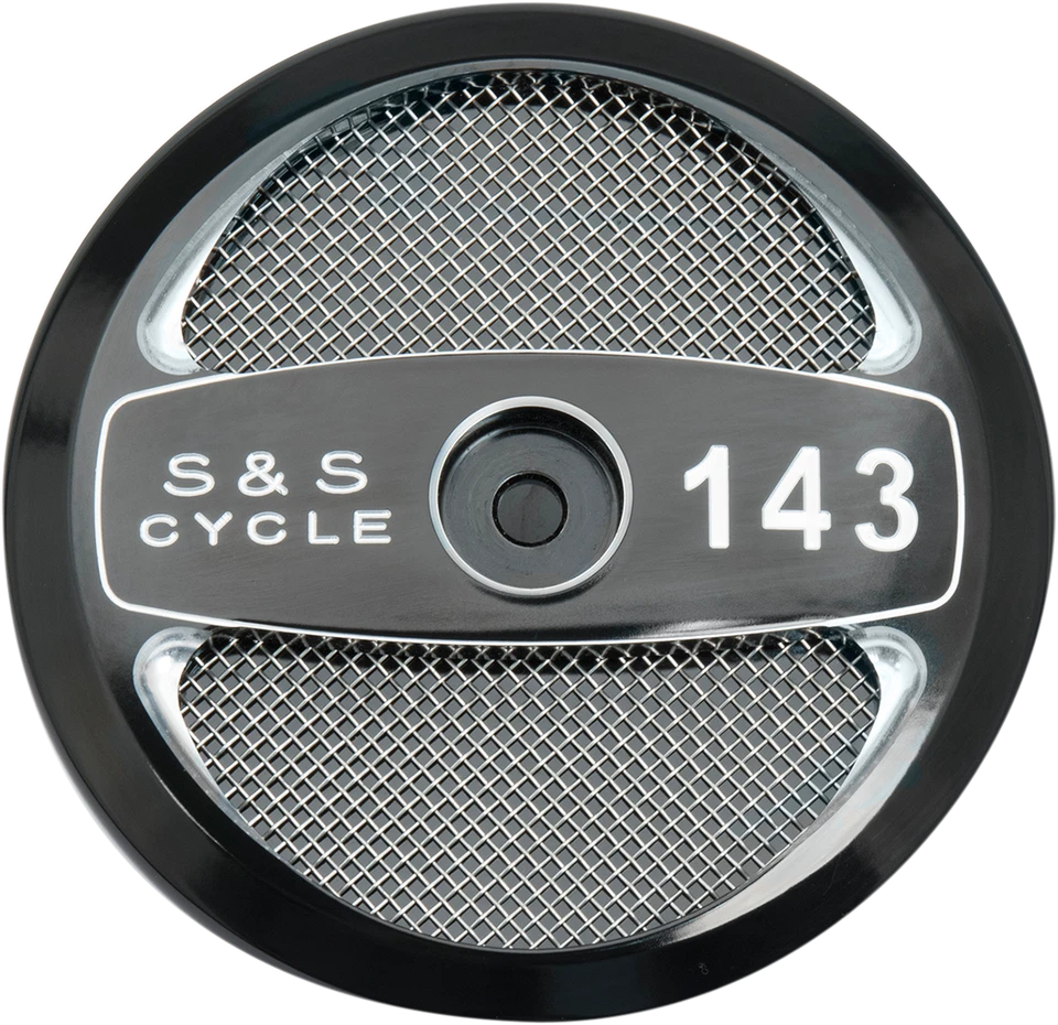 Cubierta purificador de aire S&S Stealth negra 143" Harley-Davidson  Foto 1 de 1