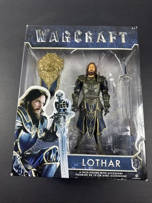 Warcraft Movie Action Figure LOTHAR 6-inch Jakks NEW IN BOX 2016 World of - Image 1 of 2