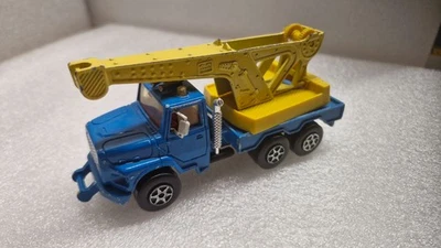 Majorette MACK camion grue 1:60 Bleu/Jaune SB - Photo 1/4