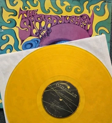 LP Sacred Mushroom, m-/m-, yellow transparent Vinyl, seltene RI Parallax P-4001 - Bild 1 von 4