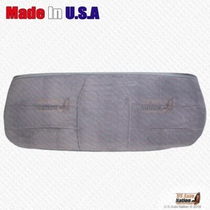 1994 1995 1996 1997 Ford F350 XLT Rear Bench Bottom Replacement Cloth Cover Gray - Picture 1 of 6