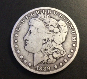 1889-O Morgan Silver Dollar, VG Details. G130 - Picture 1 of 2