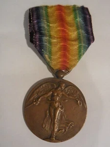 Belgio medaglia interalleata vittoria 1 guerra mondiale 1914 1918 - Picture 1 of 2