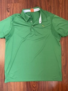 PUMA GOLF POLO Green Uspdry Large - Picture 1 of 5