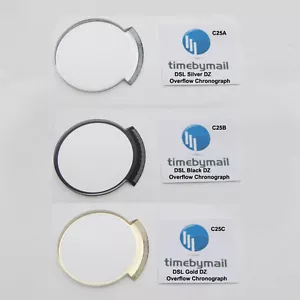 For DIESEL DZ OVERFLOW Watch Glass Crystal SILVER BLACK and GOLD New Spare Part - Picture 1 of 4