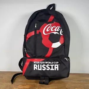 Coca Cola Fifa World Cup Russia 2018 Backpack Bag Football Memorabilia School - Picture 1 of 12