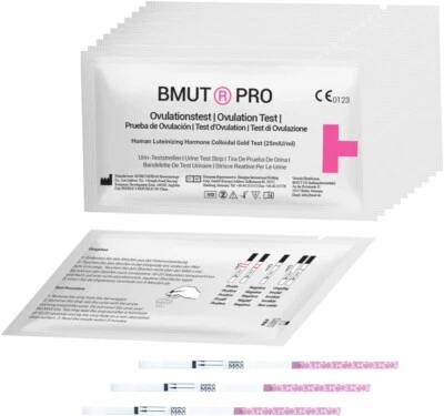 50x Ovulationstest BMUT – LH-Test 25miu/ml Teststreifen für Urin Eisprung - Bild 1 von 4