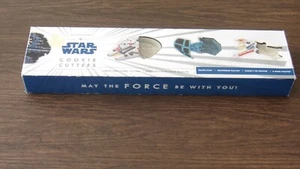 Williams-Sonoma Set of 4 STAR WARS Cookie Cutters Death Star Millenium Falcon - Picture 1 of 8