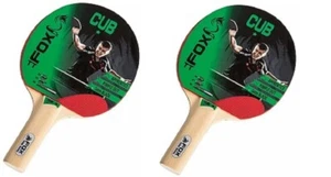 2 x Fox TT Cub 1 Star Tischtennisschläger Anfänger Starter - Bild 1 von 1