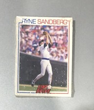 1991 Line Drive Ryne Sandberg Baseball Card Sealed Set
