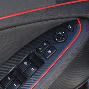 5M Car Accessories Thread Interior Decal Trim Strip Sticker Decoration red - Picture 1 of 6