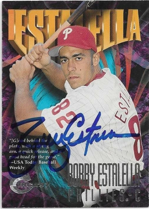 BOBBY ESTALELLA Autographed Signed 1997 Circa ROOKIE card Philadelphia Phillies - Image 1 of 1