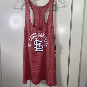 Women's New Era Red St. Louis Cardinals Active Racerback Tank Top Large $32 - Picture 1 of 7