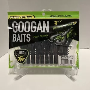 Googan Baits Krackin’ Craw JR 3” 10 Pk Black Blue Flake GKC-3-BLB Soft Plastic - Picture 1 of 4