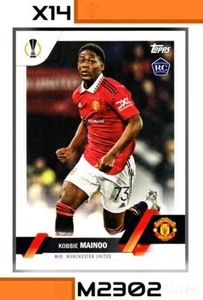 2022-23 TOPPS UEFA EUROPA RC JAPAN BACK KOBBIE MAINOO MANCHESTER UNITED #118 - Picture 1 of 2
