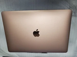 Apple MacBook Air 13" A1932 2018 2019 LCD Screen Assembly Rose Gold Cracked–Read - Picture 1 of 4