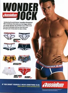 2007 PRINT AD - AUSSIE BUM WONDER JOCK UNDERWEAR AD - SEXY GAY INTEREST - Picture 1 of 1