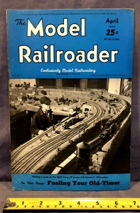 Model Railroader April 1942 "Fueling Your Old Timer" - Imagen 1 de 4
