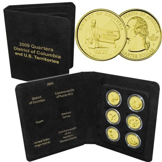 2009 State Quarters 24 Karat Gold Plated Sets - Image 1 of 1