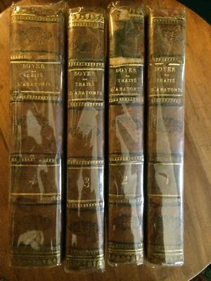Boyer. Traité d'anatomie. Complet en 4 tomes. Seconde édition de l'an XI. - Photo 1/4