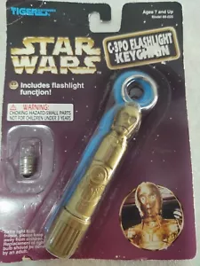 Tiger Electronics Star Wars C3PO Flashlight Keychain 1997 - Picture 1 of 10