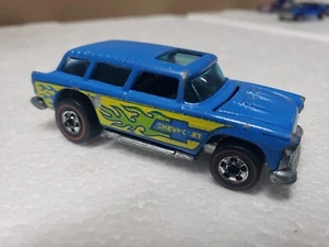 Vintage Hot Wheels Redline Alive '55 Blue w/RARE Tampo *V Nice Cond* '55 Chevy - Picture 1 of 5