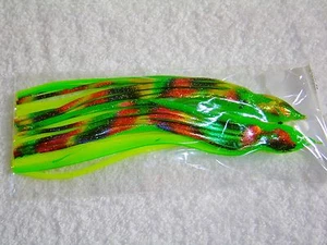 7 1/2" 2 pk Octopus Squid Saltwater Trolling Lure UV Replacement Skirt 730  - Picture 1 of 2