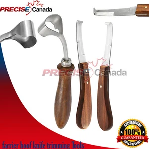 Veterinary Farrier Hoof Knife Horse Shoe Care Trimmer Swiss Hoves Scraper Cutter - Picture 1 of 6