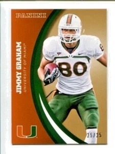 2015 Panini Miami Hurricanes Jimmy Graham #25/25 SP Gold #35 LAST ONE - Bild 1 von 1