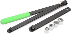 OEMTOOLS 24687 Serpentine Belt Tool Set, Includes 3/8 Drive Handle, 1/2 & 3/8 Sq - Bild 1 von 7