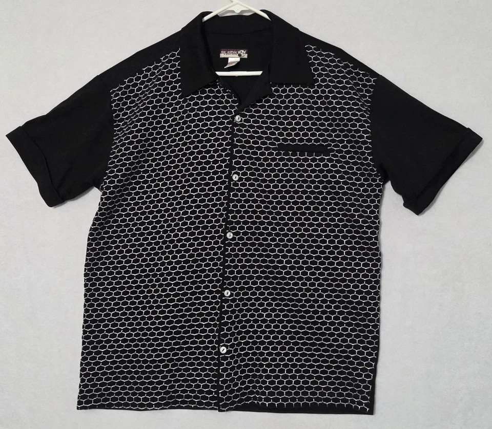 BC Ethic Casual Bowling Shirt Mens Large USA Smooth Custom Fit  416 - Image 1 of 4