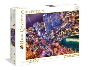 Clementoni - 325559 - Puzzle - Las Vegas - 2000 Pièces Las Vegas la nuit - Photo 1/3