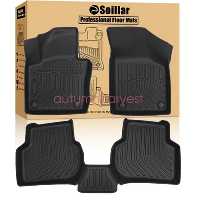 Alfombrillas forro para Volkswagen Jetta 2011-2018 4 puertas delantero-trasero todo tipo de clima TPE Foto 1 de 4