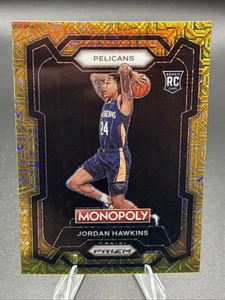 Jordan Hawkins #56 Gold Millionaire Shimmer 15/500 2023-24 Prizm Monopoly - Picture 1 of 3