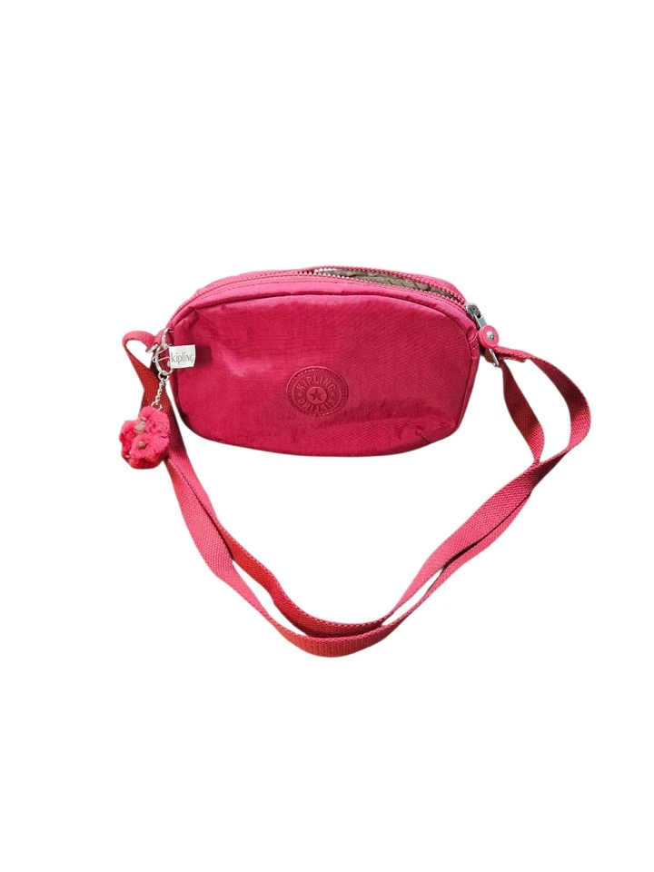 KIPLING Iker Small Crossbody Purse Regal RUBY Color