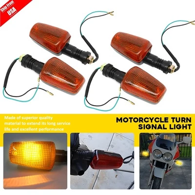 Luces indicadoras de señal de giro traseras 4 piezas para Yamaha XT350 XT600 XT550 XT250 FZ750 Foto 1 de 4