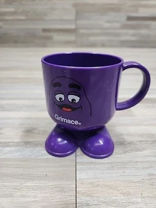 Vintage McDonald's Grimace Purple Plastic Footed Collectible Cup Mug - Picture 1 of 6
