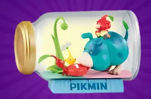 Pikmin Terrarium Collection 2 Sfide Dandori #6 Battle Bottle Figure Re-Ment - Foto 1 di 2