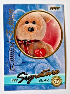 '99 Ty Beanie Babies collector card 1999 SIGNATURE BEAR Series 3 Limited Edition - Picture 1 of 2