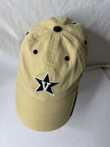 Vanderbilt University Cap/ Hat. Gold/ Black/ White Embroidery. Size For Most - Picture 1 of 9