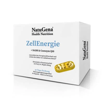 NatuGena ZellEnergie + NADH & Coenzym Q10 | 60 Kapseln