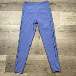 Leggings SOUL by Soulcycle para mujer talla pequeña con cordones logotipo de calavera azul - Imagen 1 de 10