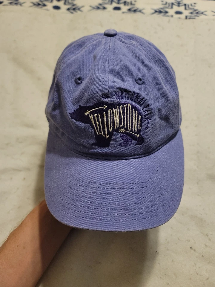 Gear For Sports Purple Yellowstone National Park Adjustable Hat Embroidered - Изображение 1 из 4