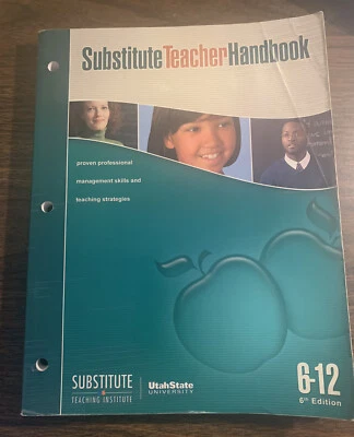 #512 Substitue Teacher Handbook 6-12 Proven Management Skills & Strategies - Image 1 of 4