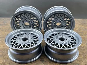 4x original BBS MAHLE BMW E21 E6 4x100 Felgen wheels rims alloys 6x13 zoll - Bild 1 von 23