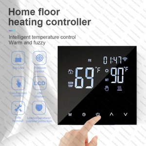 WiFi Smart Thermostat Raumthermostat Heizungssteuerung Fußbodenheizung 16A LCD - Bild 1 von 12