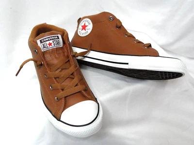 Tênis masculino Chuck Taylor All Star Tectuff couro cano alto unissex infantil tamanho 3 - Imagem 1 de 4