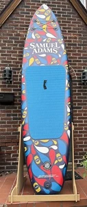 Samuel Adams 11' Inflatable Stand Up Red Wood Paddle Board Accessories MSRP $500 - Picture 1 of 6