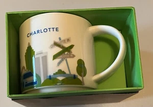 Starbucks You Are Here Collection Kaffee Tee Becher 14oz Charlotte North Carolina - Bild 1 von 2